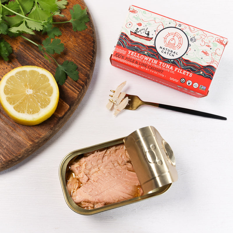 Natural Catch Yellowfin Tuna in Organic Extra Virgin Olive Oil lifestyle photo