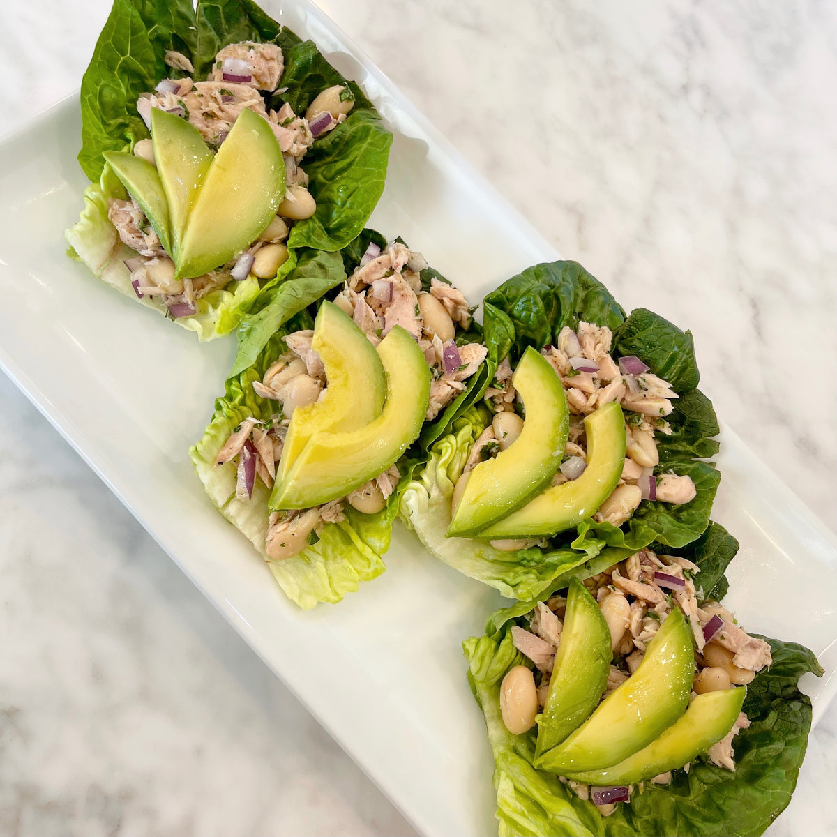 Tuna and White Bean Lettuce Wraps – Natural Catch