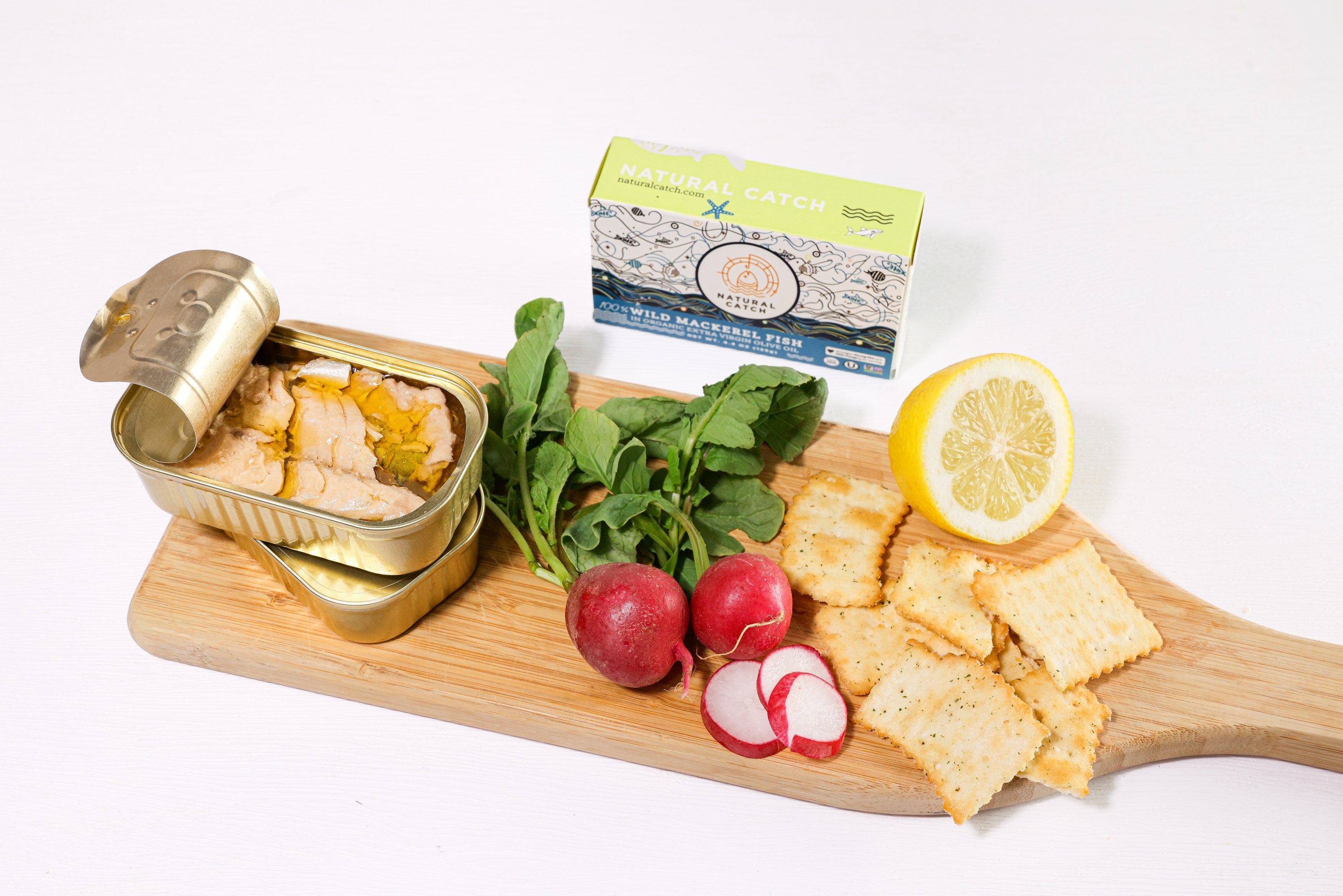 Natural Catch Mackerel in Organic Extra Virgin Olive Oil